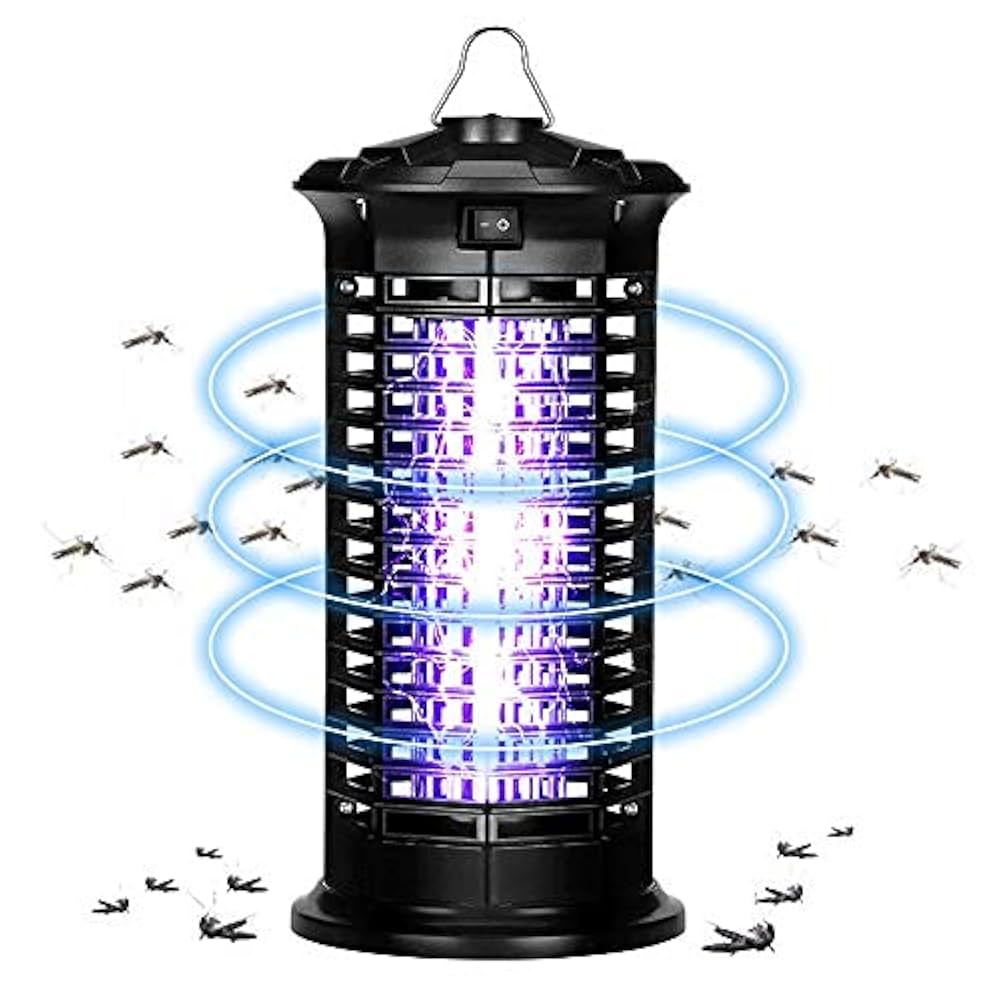 電撃殺虫器 dショッピング |電撃殺虫器 電撃殺虫灯 虫コロリーヤ IPX6防水